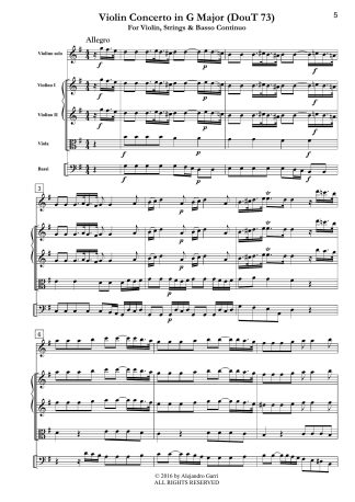 Violin Concerto in G Major (DouT 73)