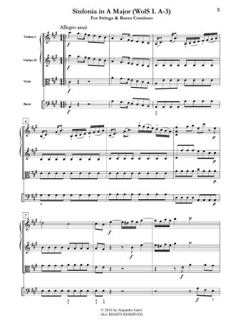 Sinfonia in A Major (WolS I. A-3)