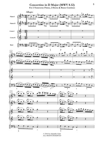 Concertino in D Major (MWV 8.12)