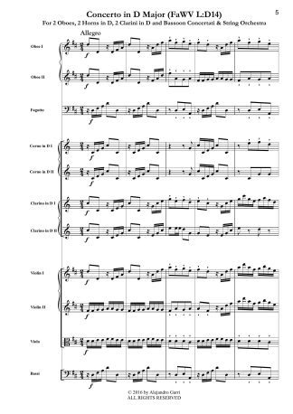 Concerto in D Major (FaWV L:D14)