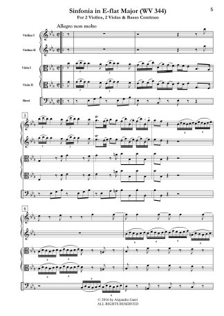 Sinfonia in B-flat Major (WV 344)
