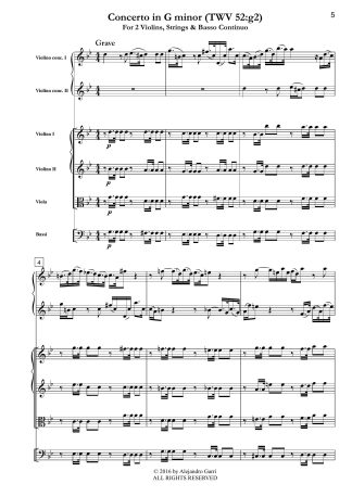 Concerto in G minor (TWV 52:g2)