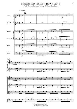 Concerto in B-flat Major(FaWV L:B4)