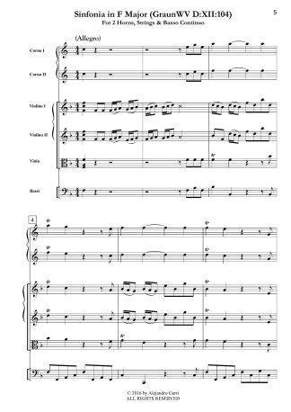 Sinfonia in F Major (GraunWV D:XII:104)