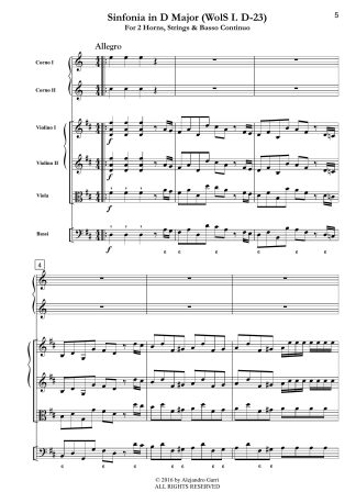 Sinfonia in D Major (WolS I. D-23)