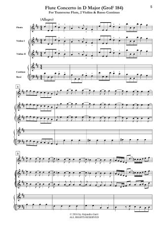 Flute Concerto in D Major (Op.3, Nr.2)