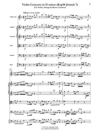 Violin Concerto in D minor (KapM Jiránek 7)