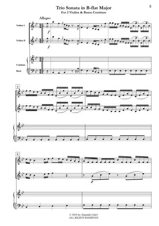 Trio Sonata in B-flat Major