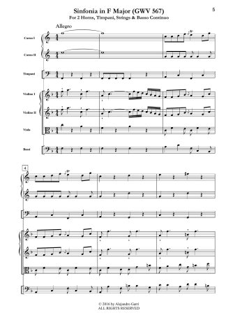 Sinfonia in F Major (GWV 567)