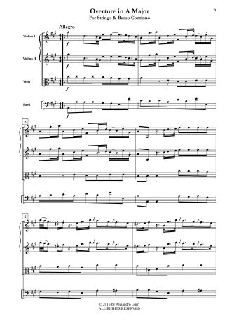 Overture in A Major