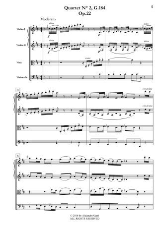 Six String Quartets, Op.22, Volume 2