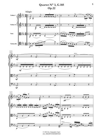 Six String Quartets, Op.22, Volume 3