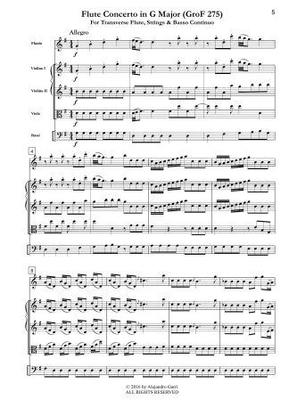 Flute Concerto in G Major (GroF 275)