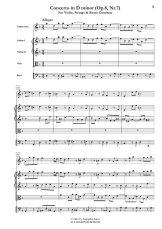 Concerto in D minor (Op.8, Nr.7)