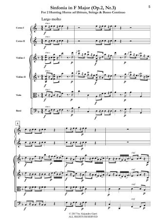 Sinfonia in F Major, Op.2, Nr.3