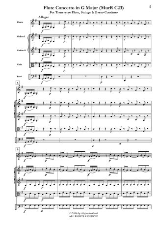 Flute Concerto in G Major (MurR C23)