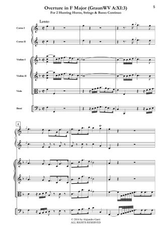 Overture in F Major (GraunWV A:XI:3)