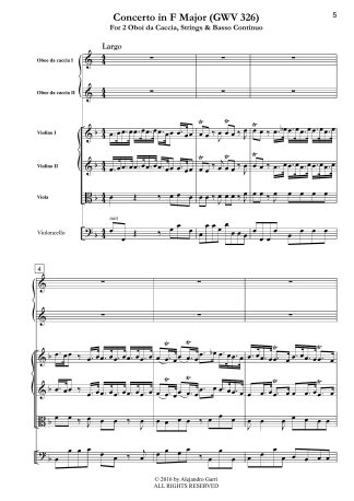 Concerto in F Major (GWV 326)