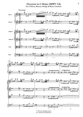 Overture in C Major (MWV 3.8)