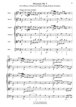 Eight Overtures, Overture Nr. 1