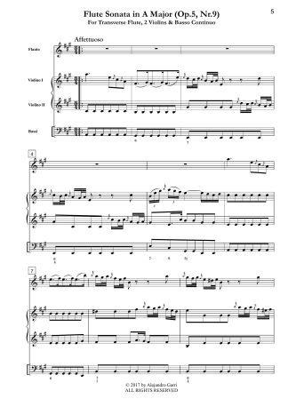 Sonata in A Major, Nr.9, (Op.5)