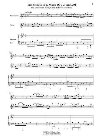 Two Trio Sonatas(QV 2: Anh.26; QV 2: Anh.29 )