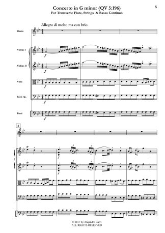 Concerto in G minor(QV 5:196)