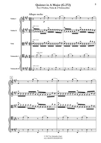 Six String Quintets, Op.11, Volume 2: G.272