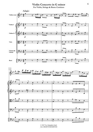 Violin Concerto in G minor