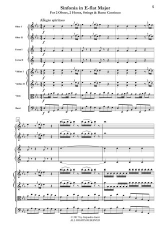 Sinfonia in E-flat Major