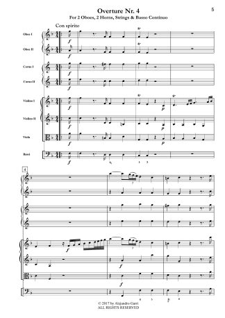 Eight Overtures, Overture Nr. 4