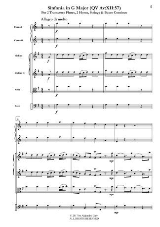 Sinfonia in G Major (QV Av:XII:57)