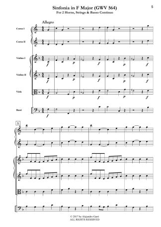 Sinfonia in F Major (GWV 564)