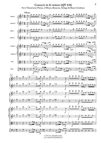 Sinfonia in G minor(QV 6:8)