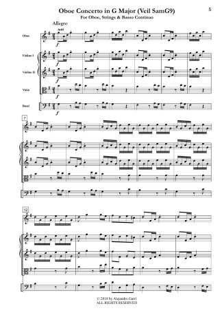 Oboe Concerto in G Major (VeiI SamG9)