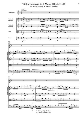 Violin Concerto in F Major (Op.2, Nr.4)