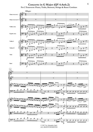 Concerto in G Major (QV 6:Anh.2)