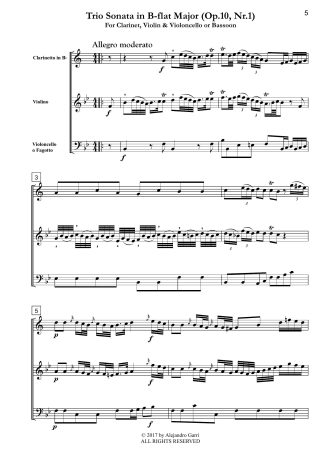 Trio Sonata in B-flat Major (Op.10, Nr.1)
