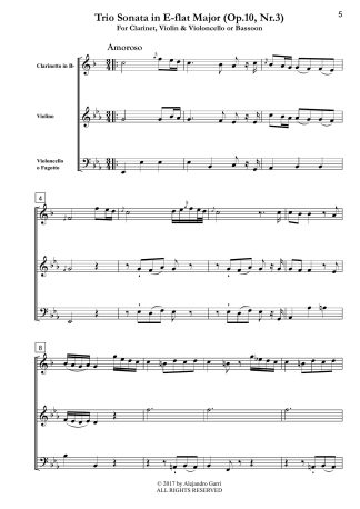 Trio Sonata in E-flat Major (Op.10, Nr.3)
