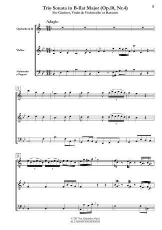 Trio Sonata in B-flat Major (Op.10, Nr.4)