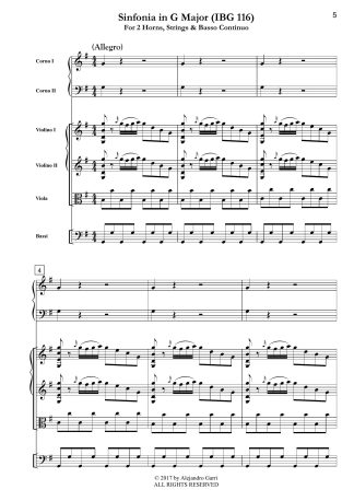 Overture in G Major (IBG 116)