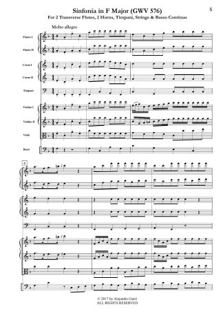 Sinfonia in F Major (GWV 576)