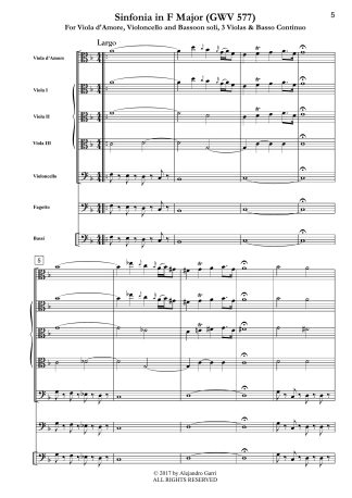 Sinfonia in F Major (GWV 577)