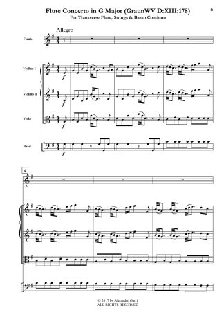 Flute Concerto in G Major (GraunWV D:XIII:178)