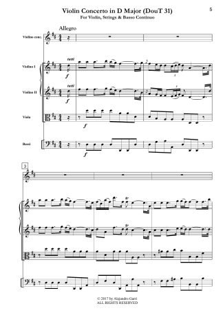 Violin Concerto in D Major (DouT 31)