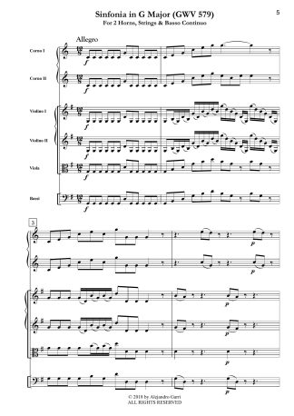 Sinfonia in G Major (GWV 579)