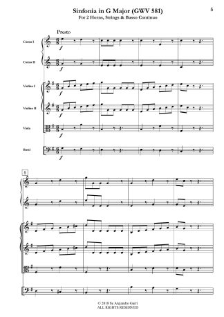 Sinfonia in G Major (GWV 581)