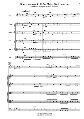 Oboe Concerto in E-flat Major (VeiI SamG6)