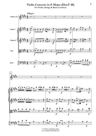 Violin Concerto in E Major (DouT 48)