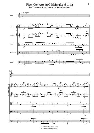 Flute Concerto in G Major (Leeb 2.11)